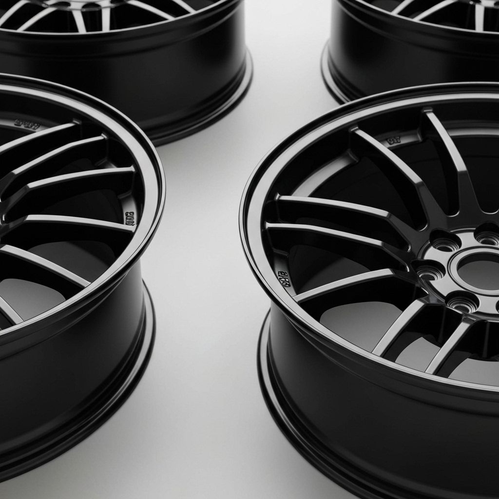Powder Coating: Glossy Black
